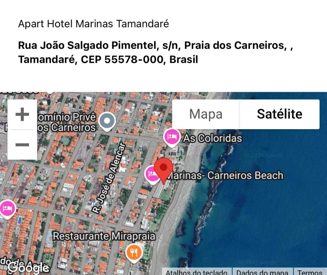 Apart Hotel Marinas Tamandare Exterior photo